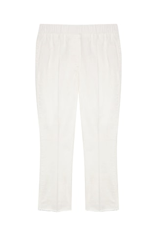 Pantalón 7/8 de tiro alto - Blanco