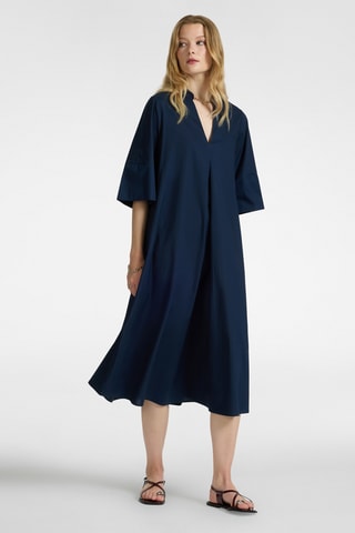 Vestido trapecio - Azul