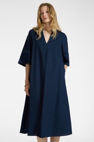 Vestido trapecio - Azul