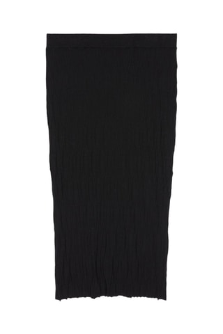 Falda plisada - Negro