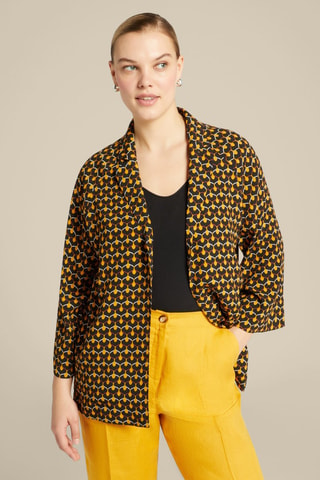 Blazer - Negro, azul y amarillo