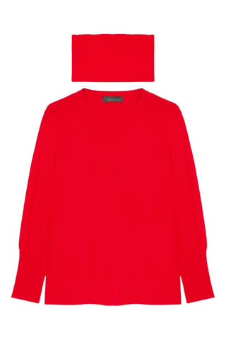 Jersey y cuello - Rojo