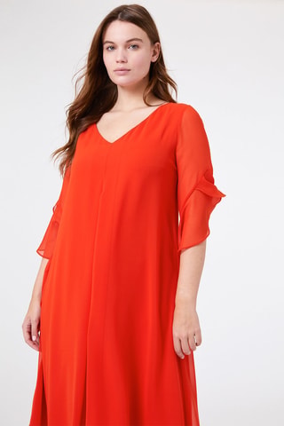 Vestido trapecio - Naranja