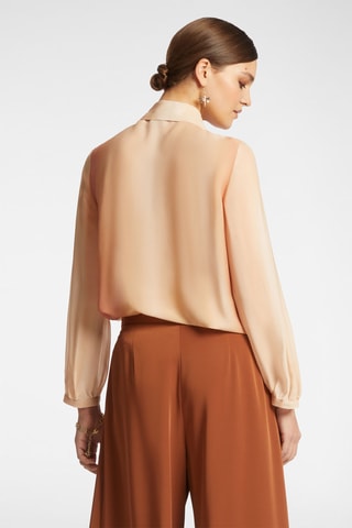 Blusa dip-dye - Blanco