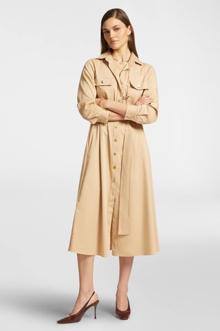 Vestido camisero - Crudo