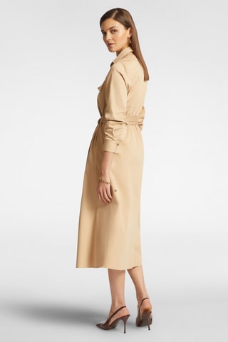 Vestido camisero - Crudo