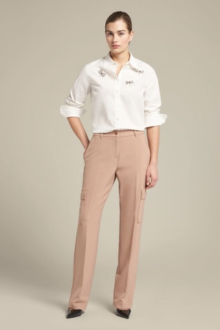 Pantalón cargo - Beige