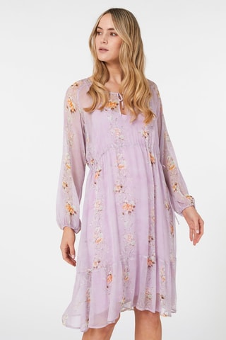 Vestido evasé - Blanco