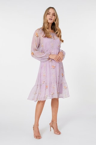 Vestido evasé - Blanco
