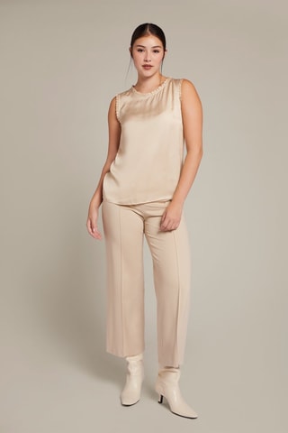 Pantalón 7/8 - Beige