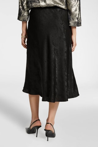 Falda midi - Negro