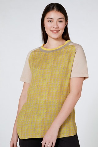 Camiseta - Beige y amarillo