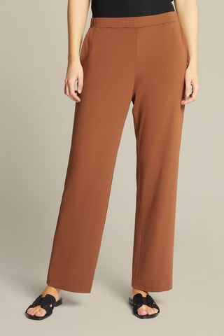 Pantalón recto - Marrón