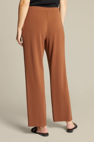 Pantalón recto - Marrón