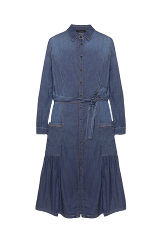 Vestido camisero vaquero - Azul