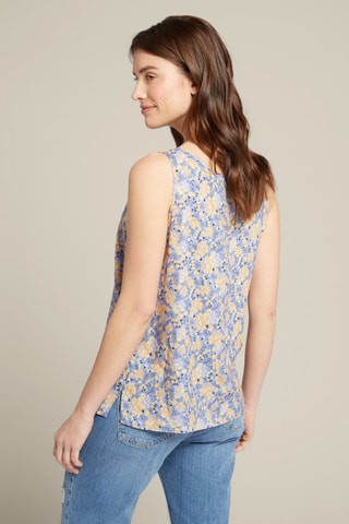 Top - Azul y amarillo