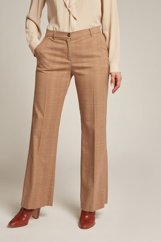 Pantalón recto - Beige