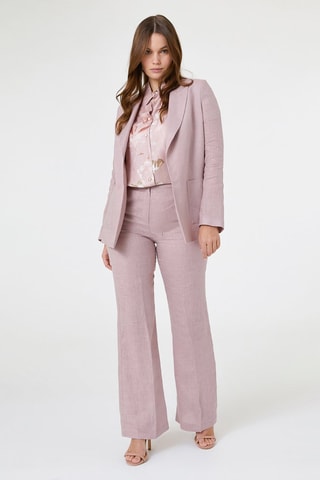 Chaqueta de lino - Rosa