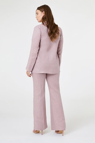 Chaqueta de lino - Rosa