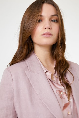 Chaqueta de lino - Rosa