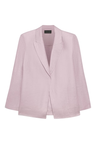 Chaqueta de lino - Rosa