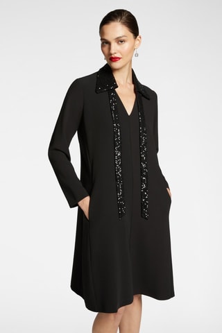 Vestido trapecio - Negro