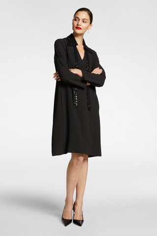 Vestido trapecio - Negro