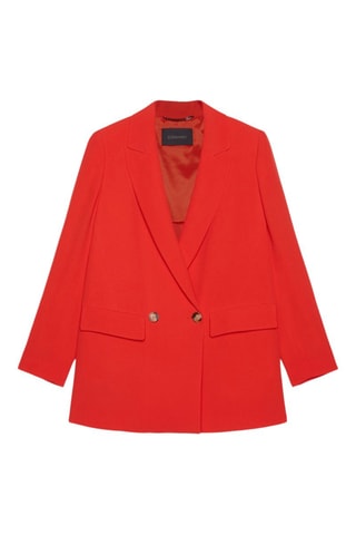 Chaqueta regular fit - Rojo