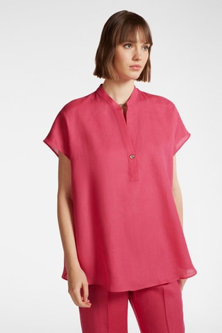 Blusa de lino - Rojo