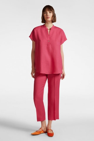 Blusa de lino - Rojo
