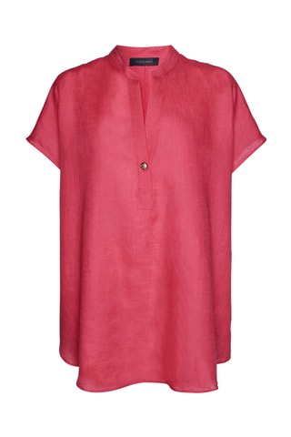 Blusa de lino - Rojo