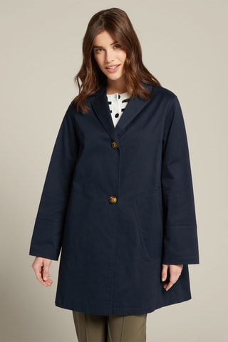Chaqueta larga - Azul