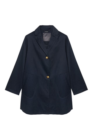 Chaqueta larga - Azul