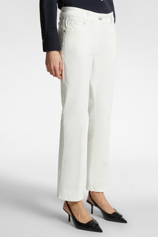 Pantalón flare - Blanco