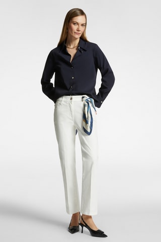 Pantalón flare - Blanco