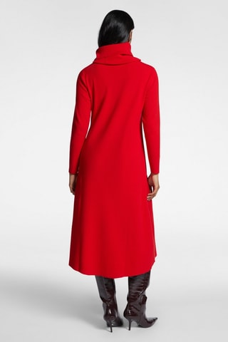 Vestido jersey - Rojo