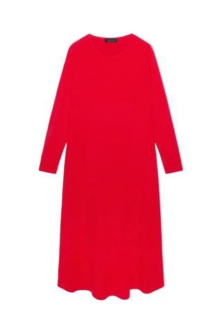 Vestido jersey - Rojo