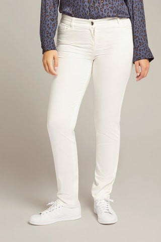 Pantalón slim - Blanco