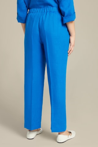 Pantalón regular fit de lino