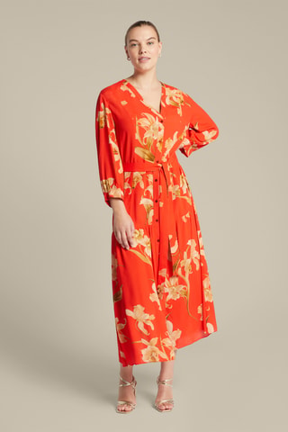 Vestido camisero - Rojo