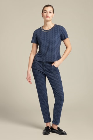 Camiseta boxy - Blanco