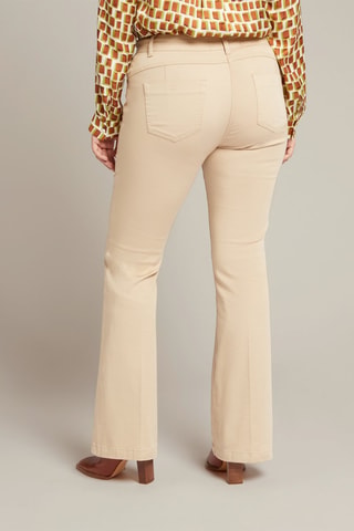 Pantalón flare - Beige