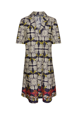 Vestido trapecio - Crudo