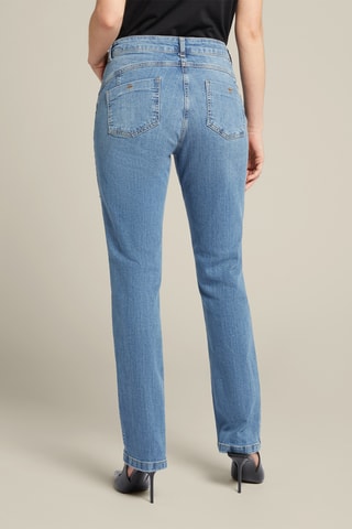 Vaquero skinny fit de tiro alto - Azul