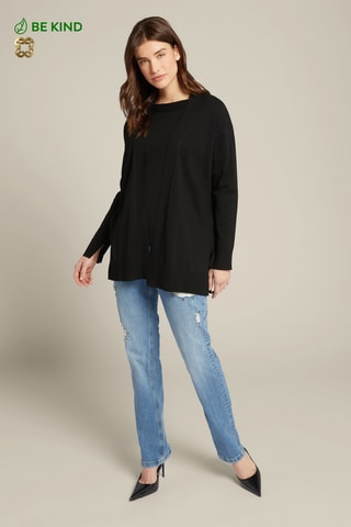 Vaquero skinny fit de tiro alto - Azul