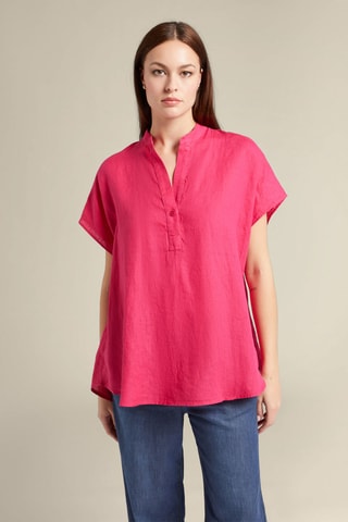 Blusa de lino - Violeta