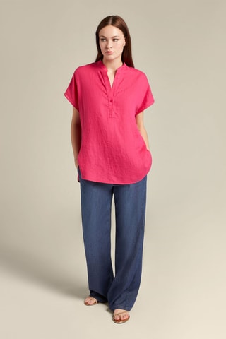 Blusa de lino - Violeta