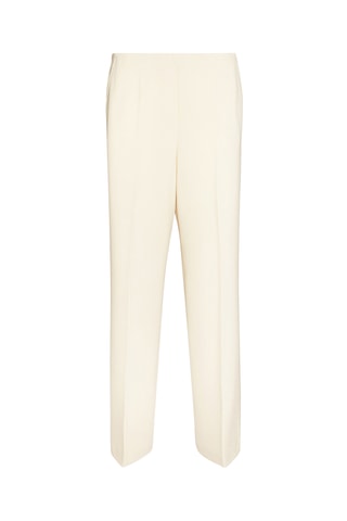 Pantalón palazzo de tiro alto - Blanco
