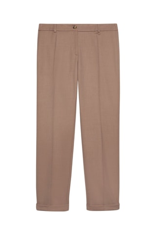 Pantalón pitillo - Marrón