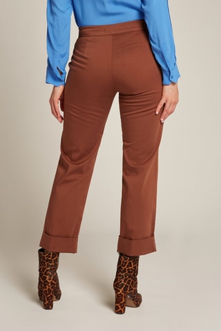 Pantalón chino regular fit - Marrón